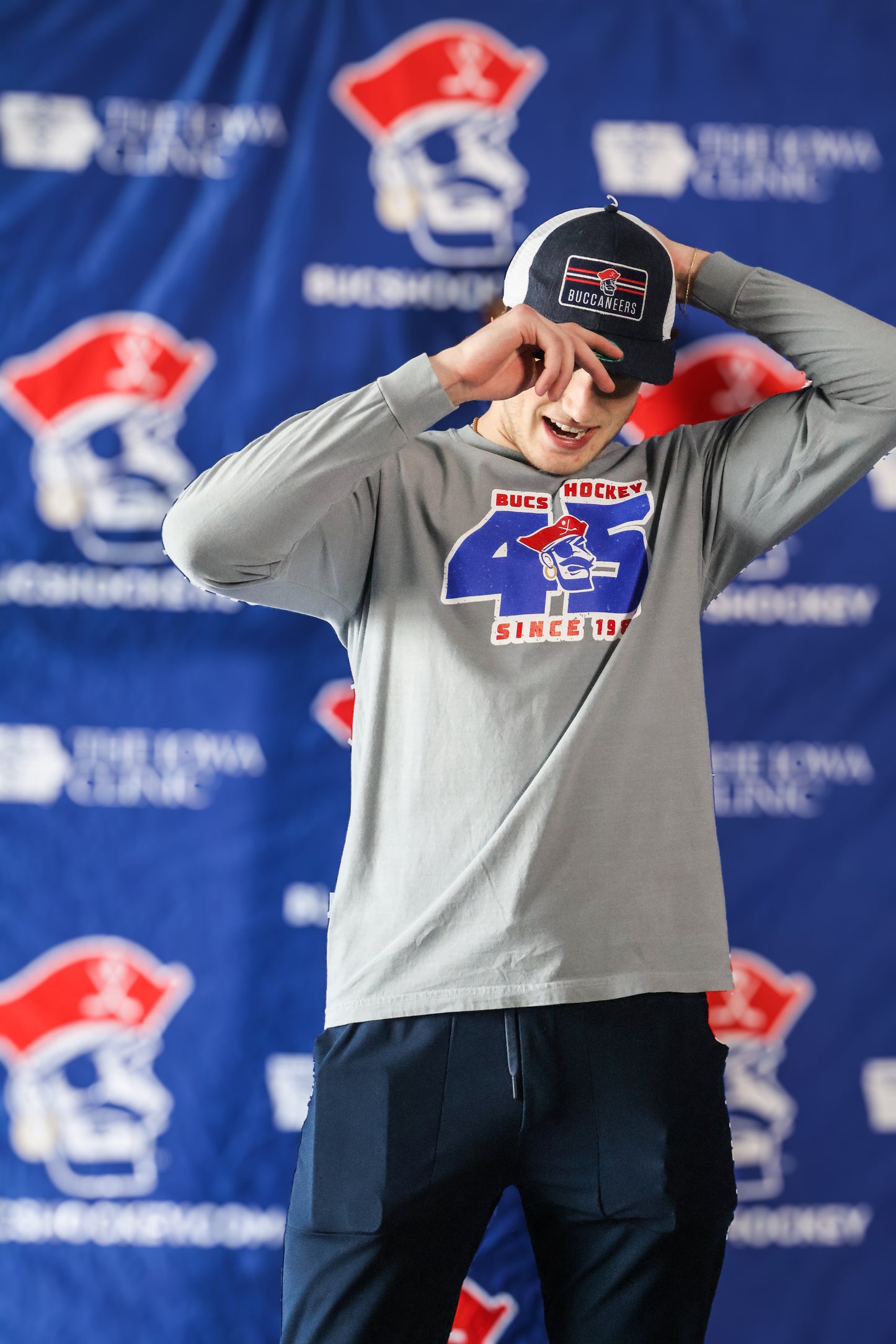 Hat- Navy Buccaneers