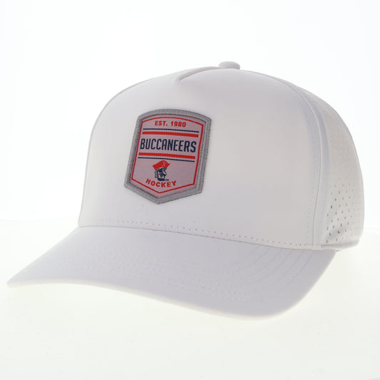 Hat- White Buccaneers Hockey